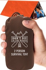 Toughest Ultralight 2 Person Emergency Tent Protection Paracord Thermal Shelter