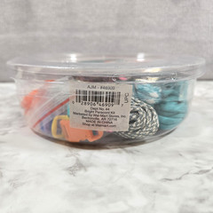 LEISURE ARTS Paracord Bracelet Craft Kit ~ Makes 6 ~ Aqua Orange Pink 46909