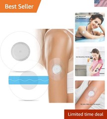 60Pack Hypoallergenic Waterproof Adhesive Patches for Freestyle Libre Sensors