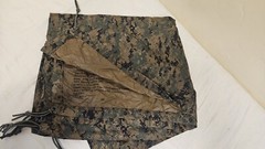 Tarp Military tarpaulin Shelter USMC MARPAT Woodland Camo Reversible USGI