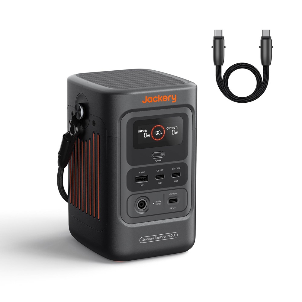 Portable Power Station Outdoors Camping Travel Battery (Solar Panel Optional)