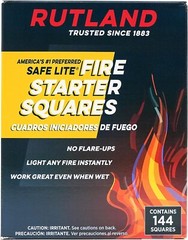 Eco-Friendly 50B Fire Starter Squares – Perfect for Hiking, Camping & Grilling