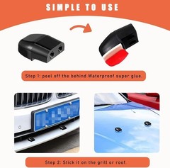 4 Pcs Deer Whistles for Car, Automotive Deer Warning Whistle Devices, Animal War