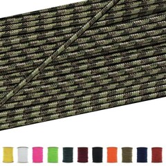 Paracord Planet 1/8″ x 25 ft Woodland Camo Shock Cord