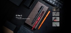 Olight O’Pen 3 EDC Pen with Tip and Clip Lights and Green Pointer