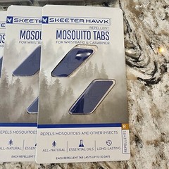 New Skeeter Hawk Repellent Mosquito 2 Carabiner & 4 x Tabs Plus 8 Extra Tabs