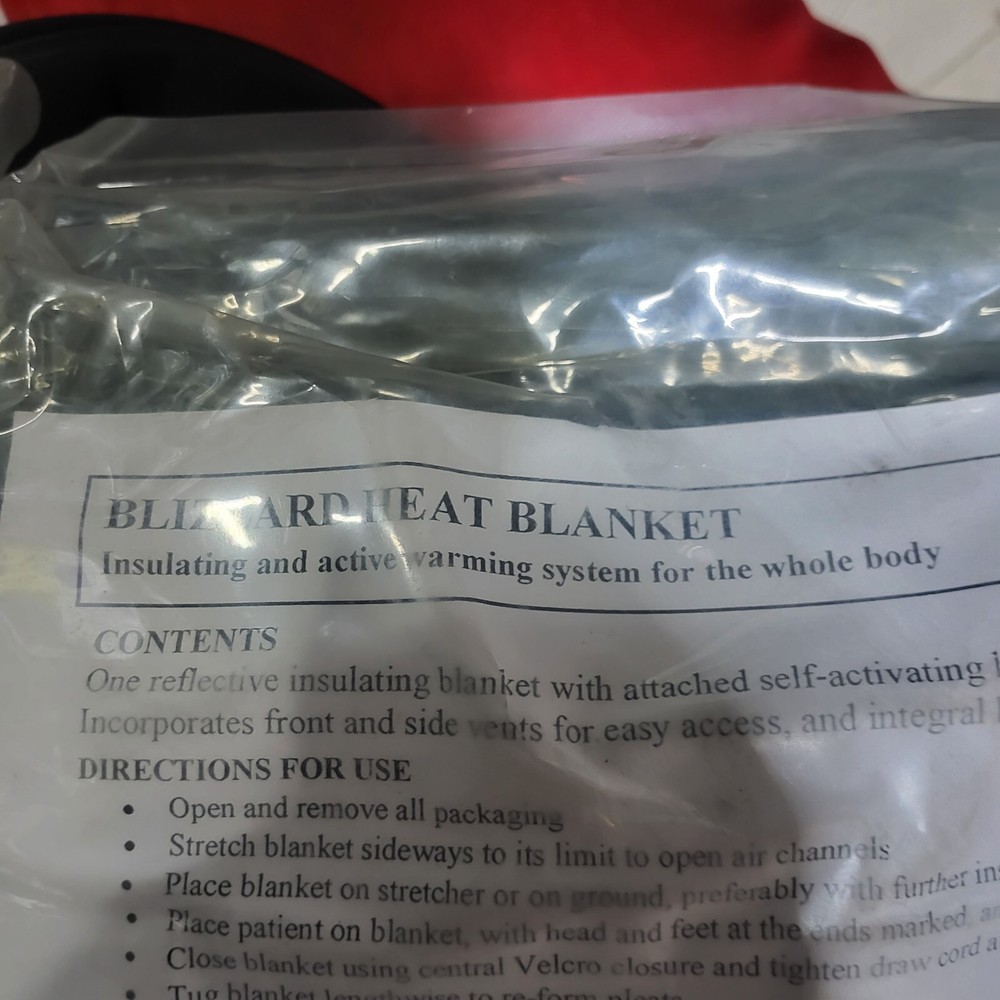 Blizzard Survival Heat Blanket Military surplus exp 2012 devgru Corpsman medic