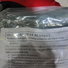 Blizzard Survival Heat Blanket Military surplus exp 2012 devgru Corpsman medic