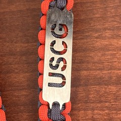 550 Paracord Neck Lanyard Keychain US Coast Guard 22” Whistle Buckle Release
