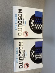 THERMACELL Mosquito Repellent Zone Device 15ft No Spray Scent Free NEW 2 Pack
