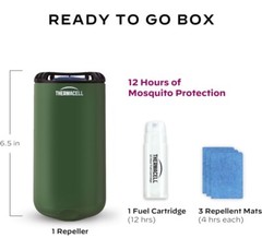 Thermacell Mosquito Repeller Patio Shield Brand New In Box Green