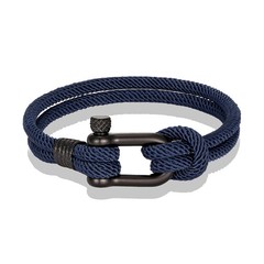 Survival Bracelet for Men Women U Shape Emergency Paracord Rope 316L Buckle