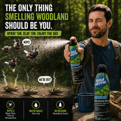 Mosquito Repellent Total Home Woodland Scent Insect Spray 6 oz Bin Deal