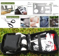 251Pcs First Aid Kits For Survival Emergency Trauma Military Travel IFAK Black