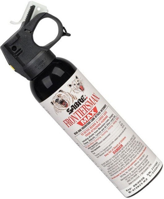 Sabre Frontiersman Bear Spray 7.9oz Powerful Stream Strongest Legal Formula