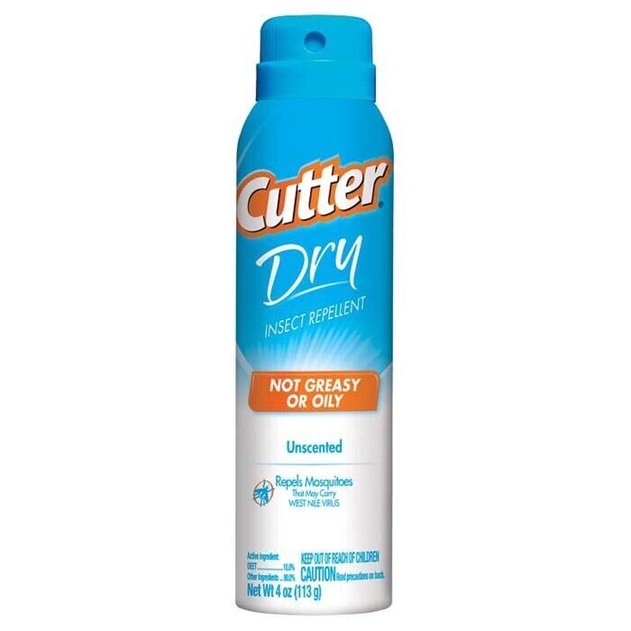 Cutter Dry Insect Repellent 10% Deet 4 Oz Each