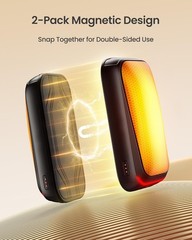 Pocket Warmer Hand Warmer Electric 2 Pack with Magnet 4000Mah USB for Winter