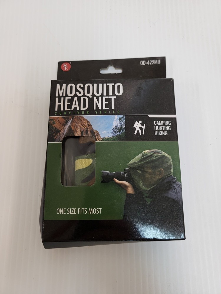 Over The Head Camouflage Mosquito Net Netting Cap Hat Protection Face Protector