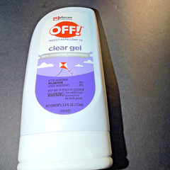 Off! Insect Repellent – Clear Gel – 20% Picaridin 3.8oz / 112mL – Lot Of 4
