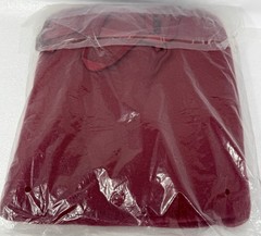 NIP Short Stories Travel Blanket & Pouch in Ruby Wine 35×78