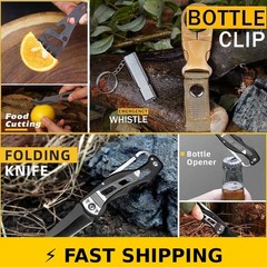 TEIPUERY 57 Pcs Survival Kit for Camping, Hiking, Outdoor Emergency