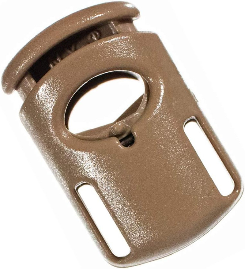 Ellipse Spring Cord Lock 1/4 Inch – Paracord and Clothing – Multiple Colors and
