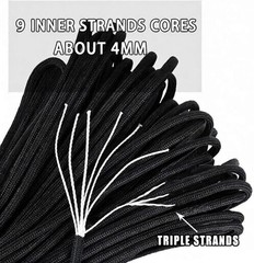 31 Meter Paracord Cords 310lb Multifunction Paracord Rope Braided Rope Lanyards