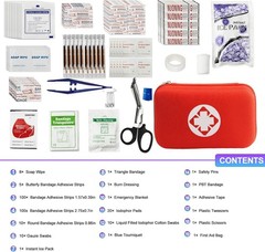 Car First Aid Kits 277pcs Survival Gear Home Travel Size Small Emergency Kit