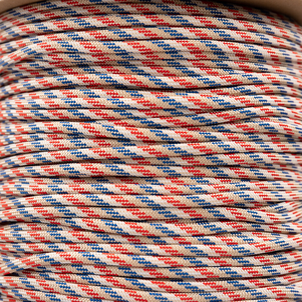 Paracord Planet | ‘1776’ Paracord | 10, 25, 50, 100, 250, & 1000 Foot Hanks |