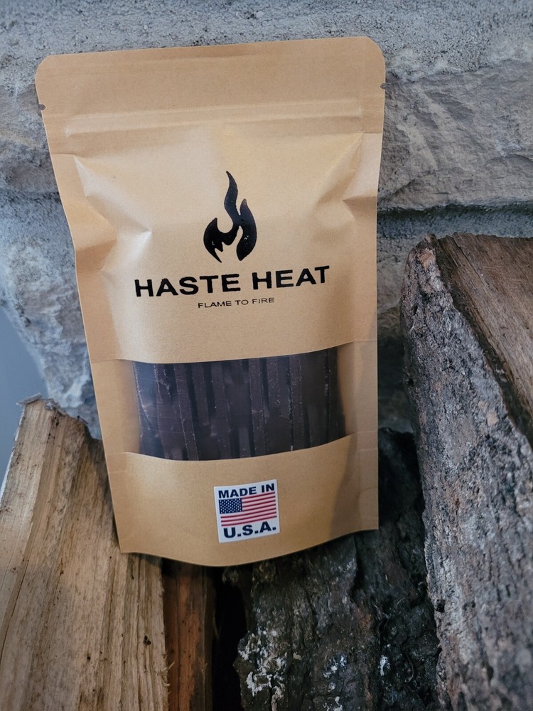 Haste Heat 100% Upcycled Recycled Hiking Fire Starter Starters