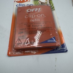 OFF Clip-On Mosquito Repellent Refill Pack of 2 Refills NEW SEALED