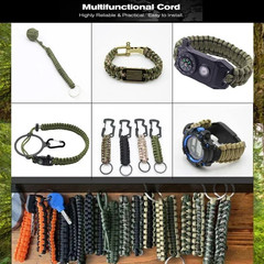 550 Paracord Rope 7 Strand 4mm Parachute Cord Outdoor Camping Survival Lanyard