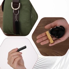 3 Pack Coach Whistle with Lanyard, Loud Double Tube Emergency Whistle Metal