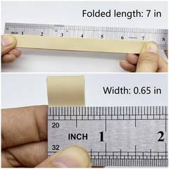 Size #107 Rubber Bands, 7 inch Extra Large Wide Thick #107, Light brown