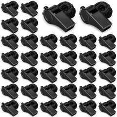 Hipat 36PCS Whistle, Outdoor Sports Whistles with Lanyard, Very Loud