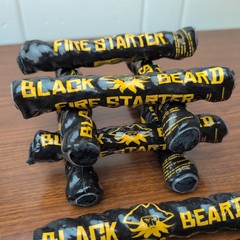 Black Beard Fire Starter LOT OF 10- Survival Tinder Ropes – FREE SHIPPING!