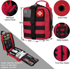 Compact Emergency Survival Kit For Camping Hunting Hiking Car RV Bug Out Bag