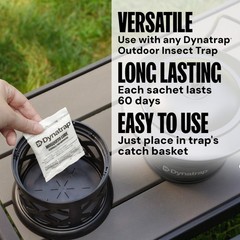 DynaTrap 100611 Atrakta Mosquito Lure Sachet for Any One Size, White