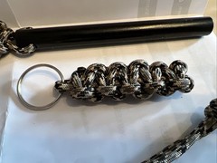 SnakeSkin 5”rod Bayite Striker 550/11strand Survival Handcrafted DB_Paracord USA