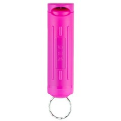 Police Magnum keychain pepper spray self defense .50oz flip top BLACK & HOT PINK