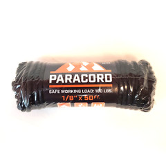 Paracord 1/8″x50ft. 160 LBS. Max.Load for Camping,Hiking & Outdoors