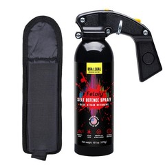 2 Pack Feloiy Home Self Defense 16oz 35Ft, Bear Repellent Spray New w/Holster