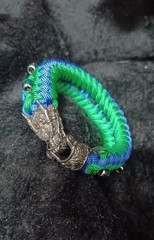 Dragon Clasp Paracord Bracelet (size 7.5 in.)