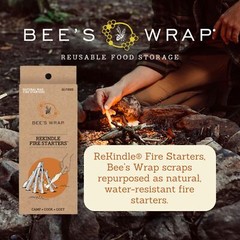 Rekindle Fire Starters Made In The Usa Natural Beeswax Fire Starters For Campfir