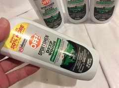 (Lot of 4) OFF! Deep Woods INSECT REPELLENT 2 Liquid Spray Pump 9oz