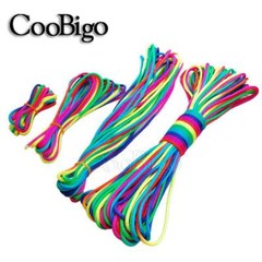 1X Rainbow Paracord Parachute 550 Cord Rope 7 Strand Outdoor Hiking Survival