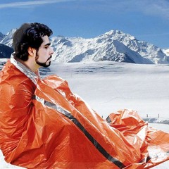 2 Packs Waterproof Emergency Sleeping Bag Thermal Outdoor Survival Camping Bag