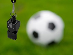 Whistles for Football Coaches 4 Colourful Referee Whistles with Line and…