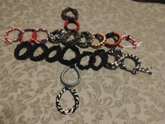 Paracord bracelet bunch