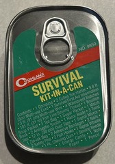 Coghlan’s Survival Kit-In-A-Can No. 9850 Tin w/Over 30 Items Sealed NOS